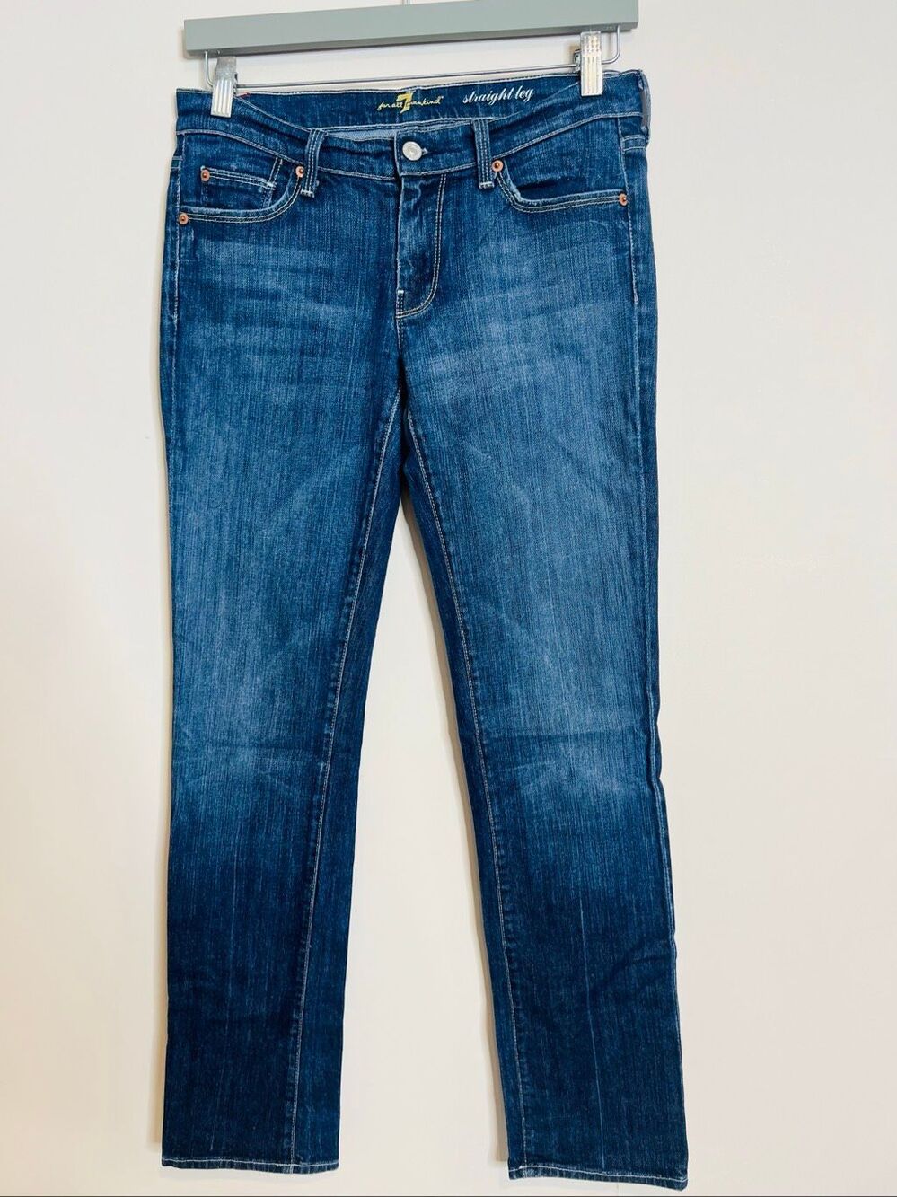 7 For All Mankind Straight Leg Jeans Women's Sz 29